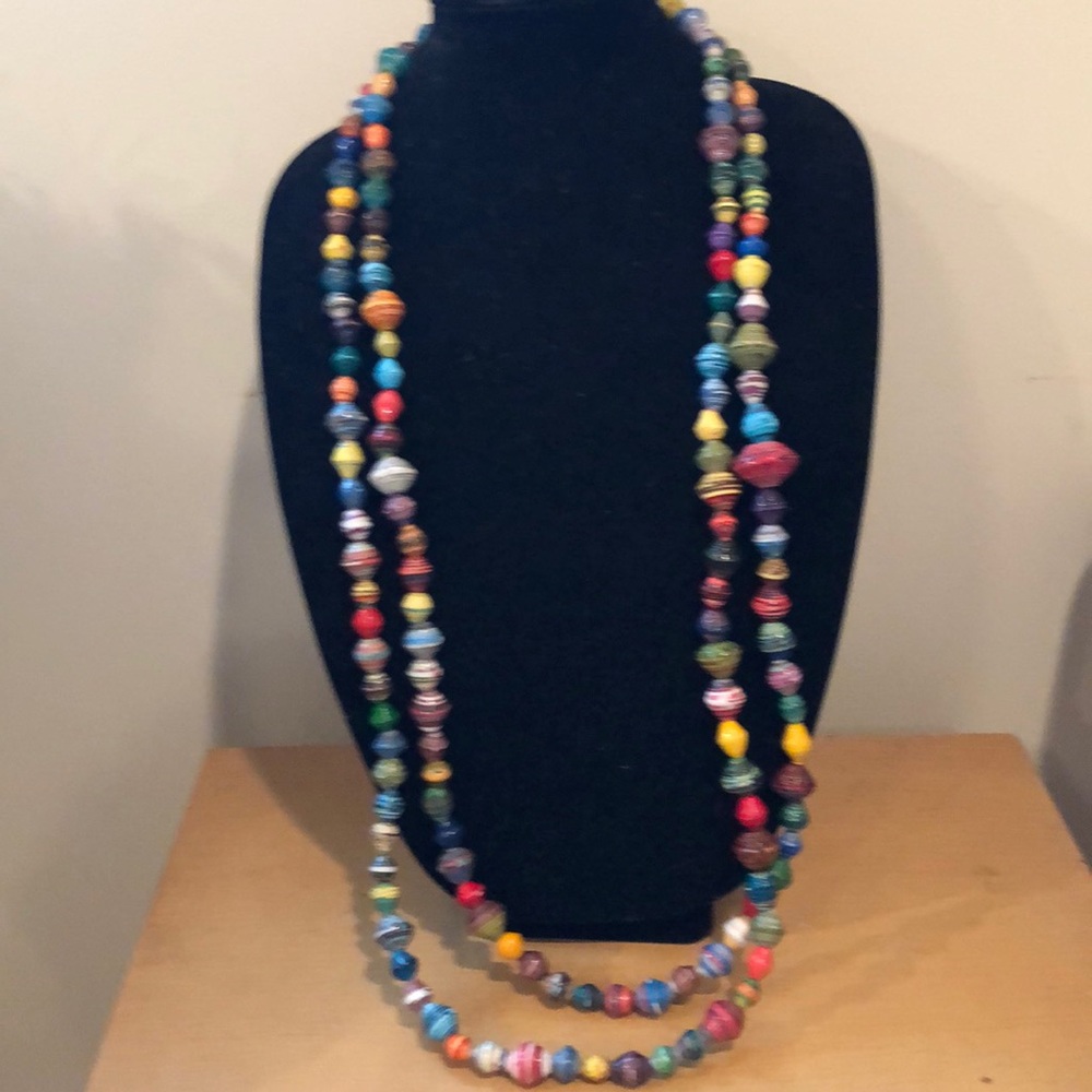 Noonday Paper Bead Necklace